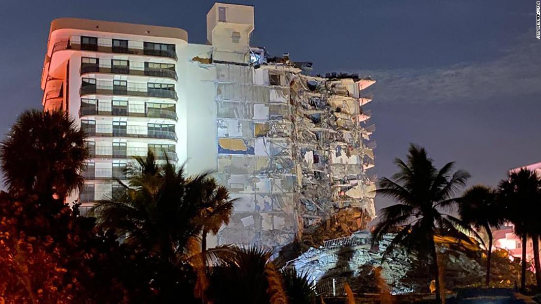 Miami Dade building  collapse A multistory building  in 